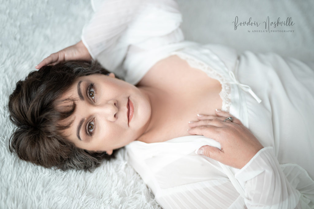 Hearing these women tell of their struggles and to see them become empowered and more confident is exactly why Angela loves boudoir photography.