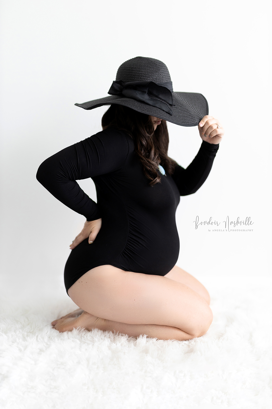 Beauty Maternity Black Bodysuit